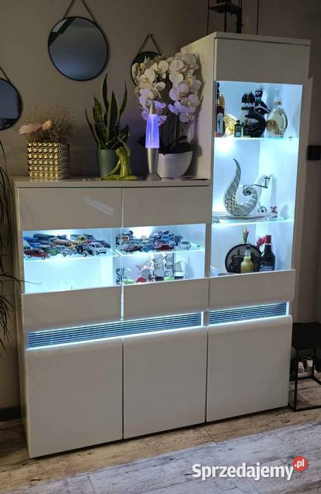 Meble komoda witryna słupek