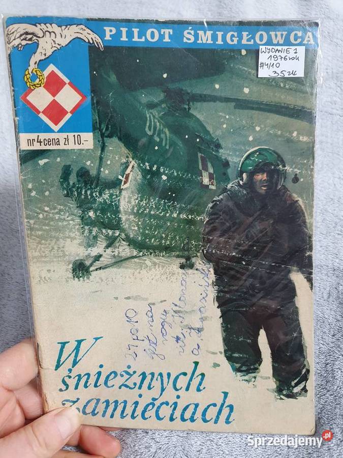 Pilot Śmigłowca zestaw 3 komiksów 1 wydanie 1976 pomorskie