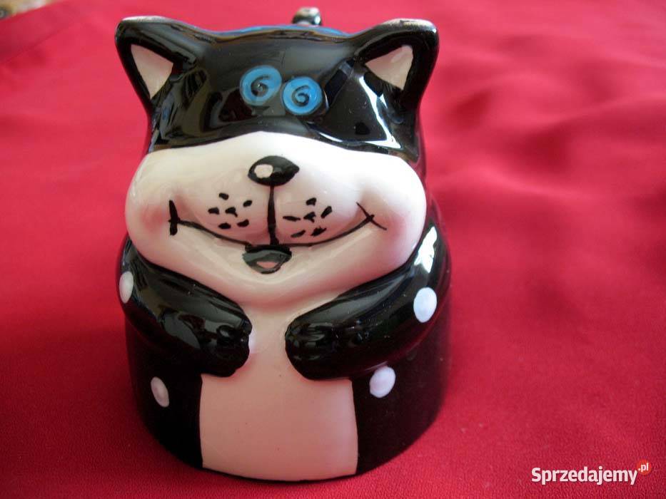 Kot kubek porcelana figurka zabawna 8 x 10 x 7 mazowieckie Siedlce