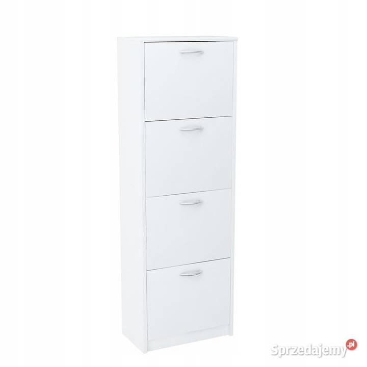 Szafka na buty 4K Półka Komoda Biała