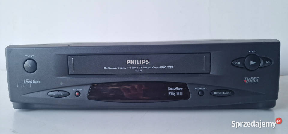 Magnetowid Philips VR675 VR 675 Wideo Video VHS Elektronika Międzychód