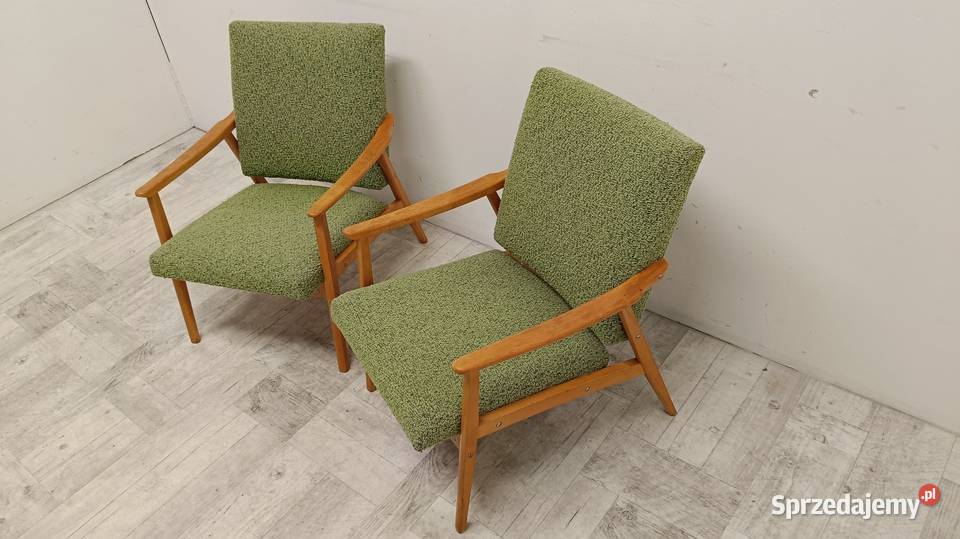 fotele PRL design vintage lata 70te Radomsko