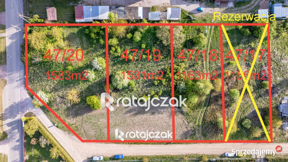 Do sprzedaży działka 1156m2 Wierzchucino sprzedam