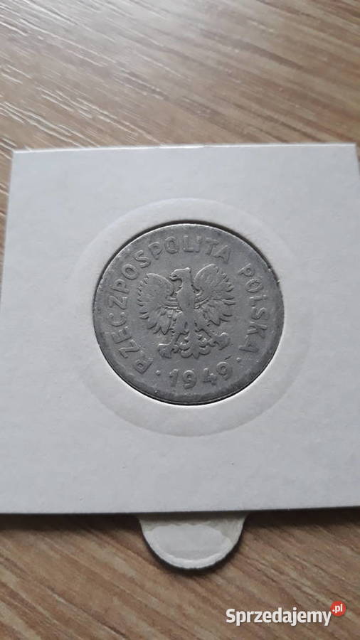 1 złoty 1949 r Aluminium 4 ładna Konin