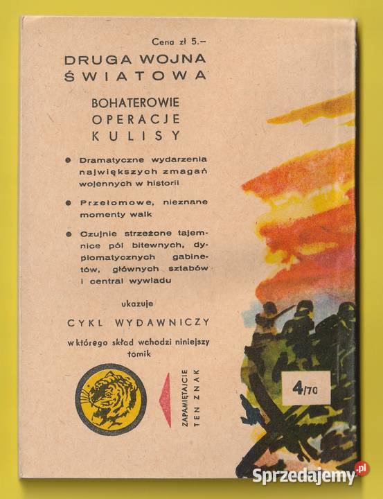 ŻÓŁTY TYGRYS DRUGIE OKRĄŻENIE 1970