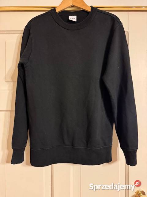 Bluza męska Zara S czarna z bawełny 100 casual Częstochowa sprzedam