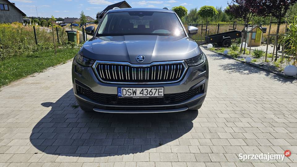 Skoda Kodiaq 2022r lifcie 20tsi 190 4x4 bogato lakier metallic Jaworzyna Śląska sprzedam