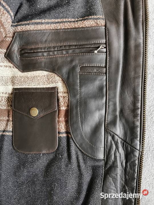 REDSKINS Oryginalna kurtka skórzana XXXL JEDYNA Łódź
