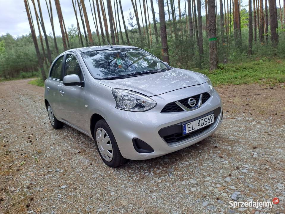 Nissan Micra K13 Lift 2017r 12 benzyna 161000 nieuszkodzony Sieradz