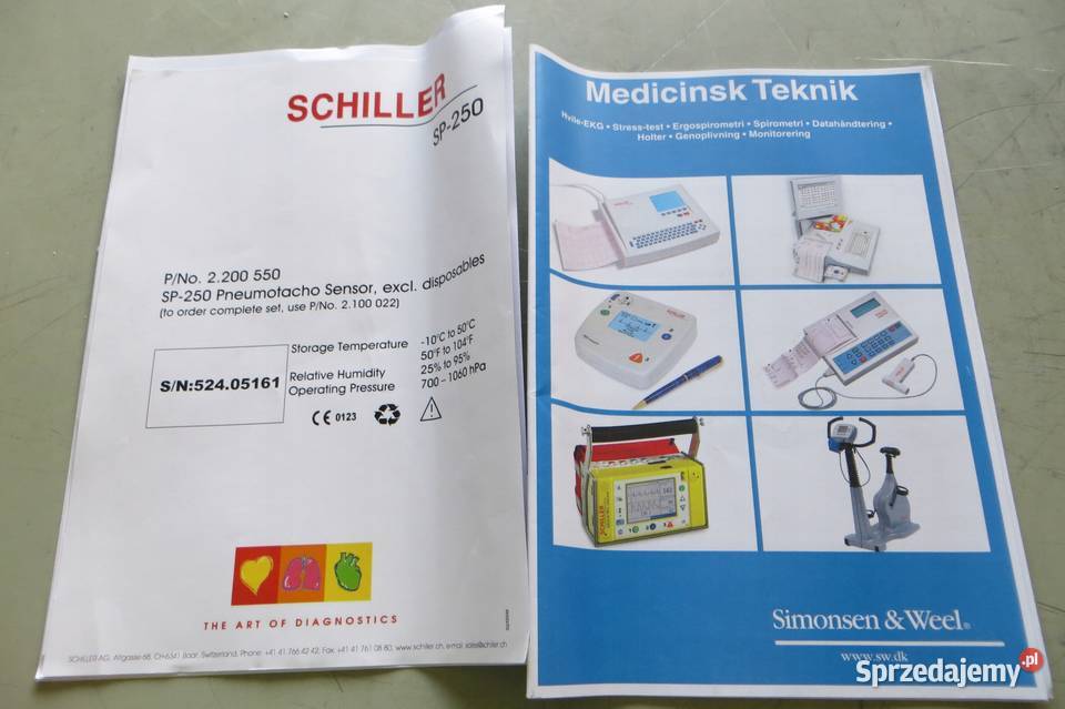 APARAT EKG SCHILLER CARDIOVIT AT102 Wąchock