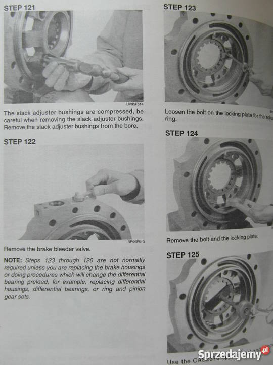 INSTRUKCJA NAPRAW CASE 580SK i inne Rok wydania 2008 Szczecin
