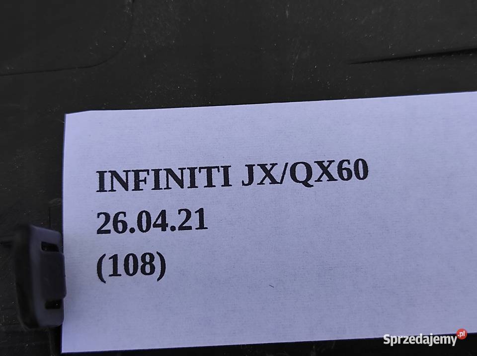 OSŁONA DESKI PRAWA INFINITI QX60 JX wielkopolskie Nowy Tomyśl sprzedam