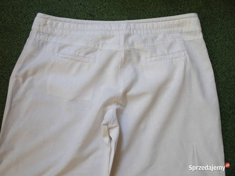 Oasis Szerokie spodnie Lniane Len 42 44 małopolskie Nowy Sącz