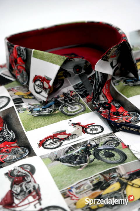 DANIEL BESSI Koszula Męska Fb063 Kolorowa MOTORY Rozmiar L Ostrów Wielkopolski