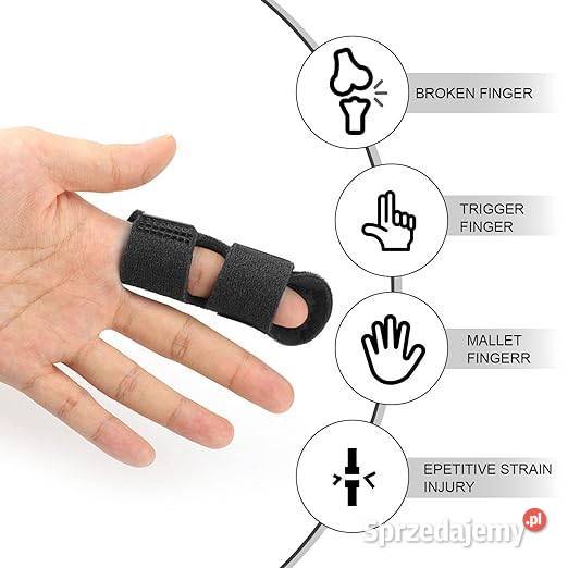 Orteza palca u dłoni Rehabilitacja Wspornik Sprzęt rehabilitacyjny i ortopedyczny Zdrowie sprzedam