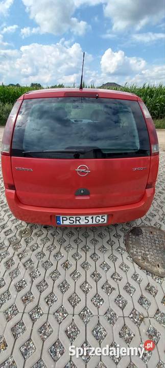 Opel Meriva czerwony Radzewo sprzedam