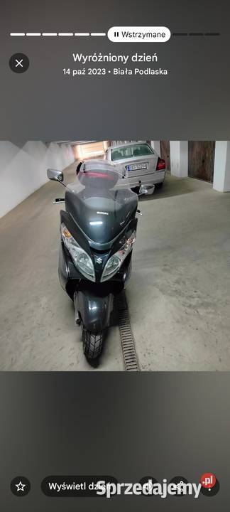 Suzuki Burgman 400 Zamiana auto terenowe z 400cm3 Biała Podlaska