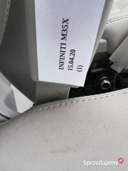 FOTELE KIEROWCY I PASAŻERA KOMPLET INFINITI M35X fotele, kanapy Wyposażenie wnętrza wielkopolskie