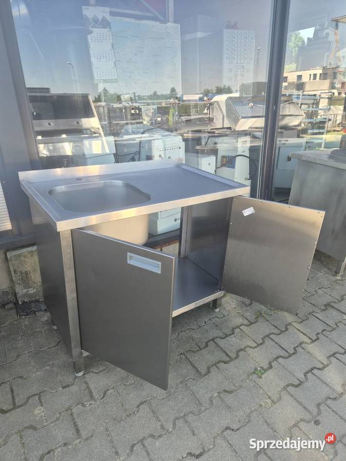 Zlew 1 Komorowy Gastronomiczny Z Szafką Z Gastronomia Biznes i Przemysł