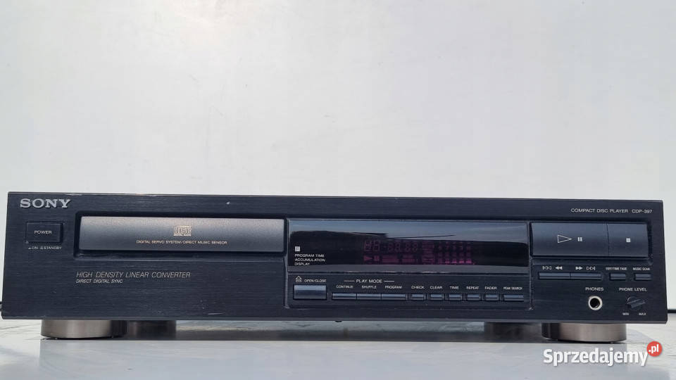 Cd player SONY CDP 397 CDP397 odtwarzacz Międzychód