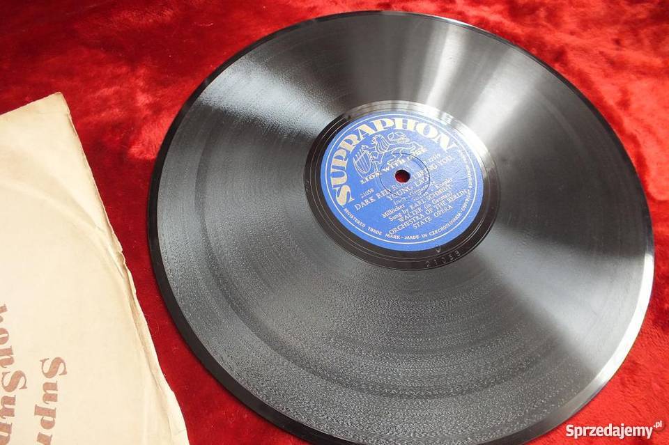 Płyta winylowa szelakowa niemiecka gruba i Żary