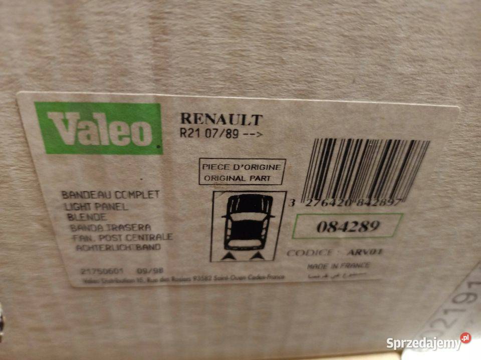 BLENDA LAMPA TYŁ LISTWA RENAULT 21 19861994 NOWA Skarżysko-Kamienna