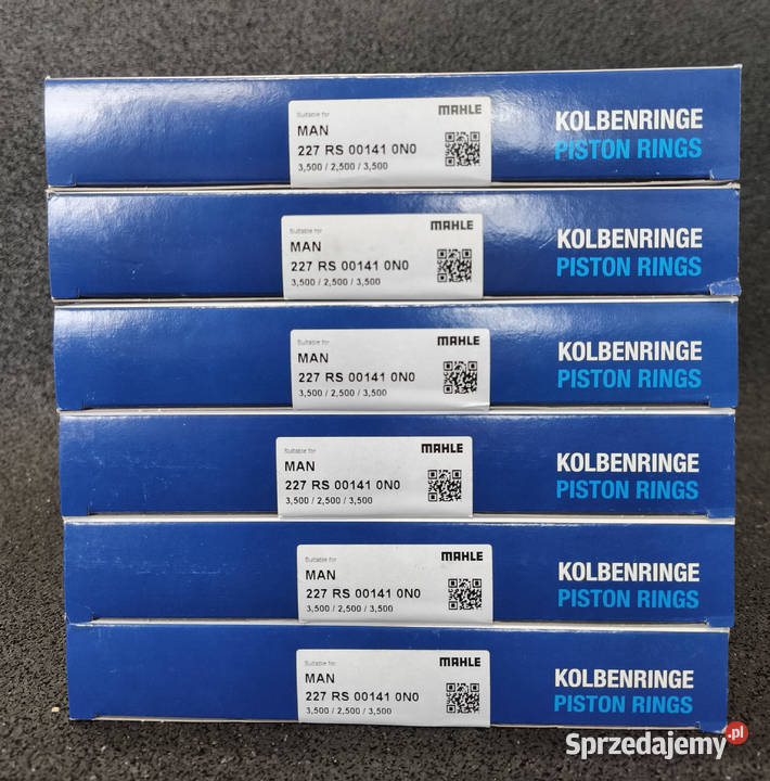 Zestaw Pierścieni Tłoka MAHLE 227RS001410N0 MAN Warszawa sprzedam