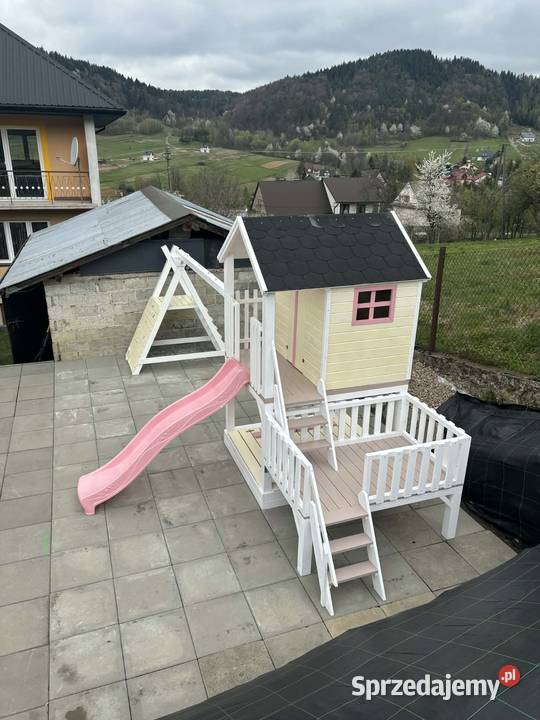 Domek dzieci plac zabaw tarasik Myślenice