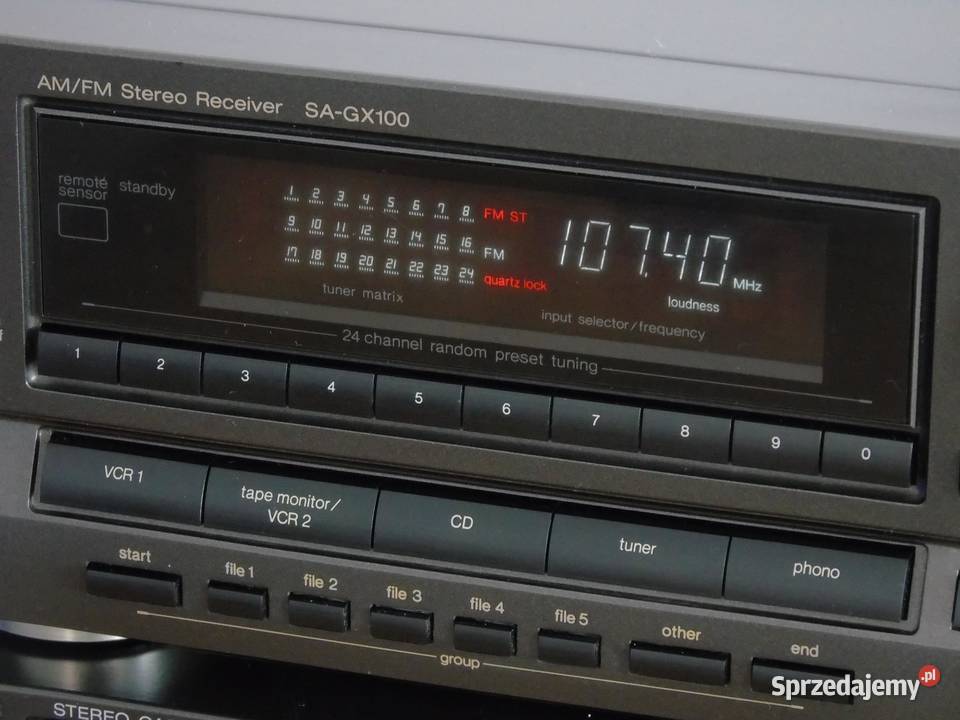 Wzmacniacz z radiem Technics SAGX 100 sprawny Jasło