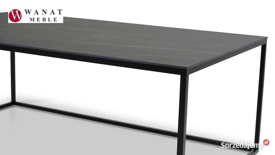 Stolik Spiek Kwarcowy LOFT Podstawa stal 60cm Warszawa