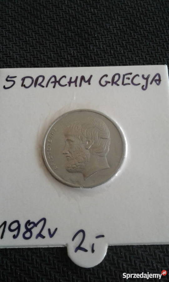 5 Drachm 1982 r Grecja wielkopolskie Konin