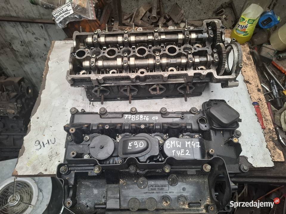 BMW E90 20D M47 głowica 7786876 pokrywa wałki Kielce