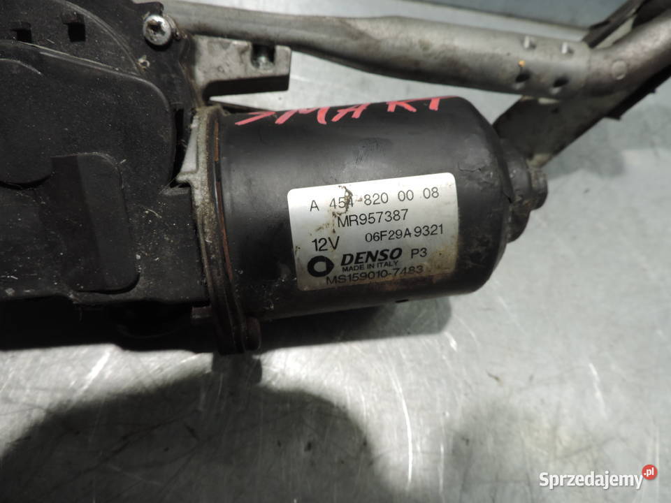 SMART FORFOUR 04 MECHANIZM WYCIERACZEK PRZÓD Nowy Sącz