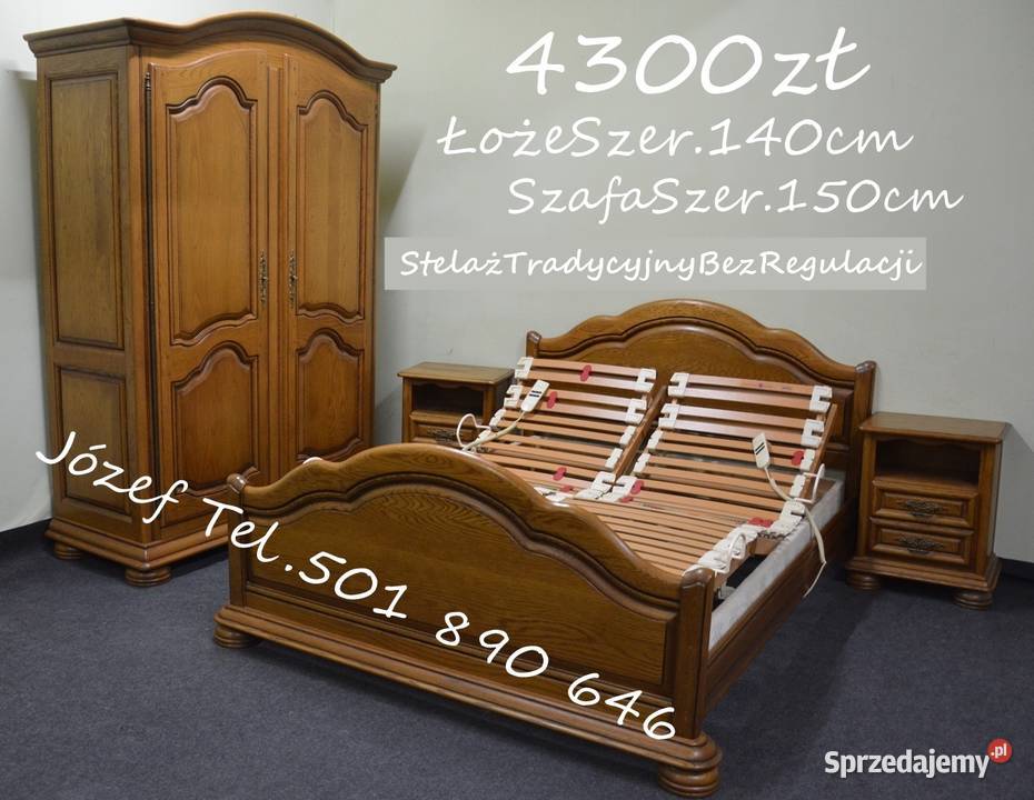 Meble sypialniane łóżko szafa szafki nocne Pszczyna sprzedam