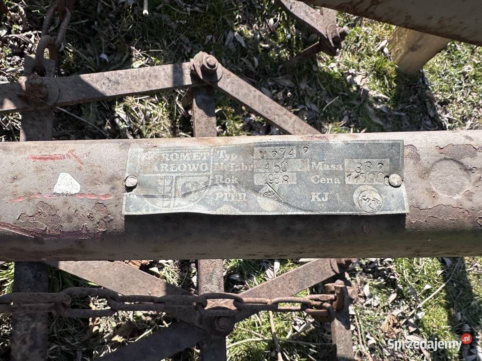 Agregat cieżka brona z podwojnymi wałkami nieuszkodzony śląskie Racibórz