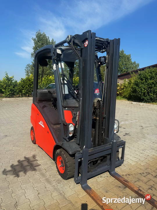 wózek widłowy LINDE H16 LPG Triplex 460m przesuw elektryczny łódzkie Działoszyn