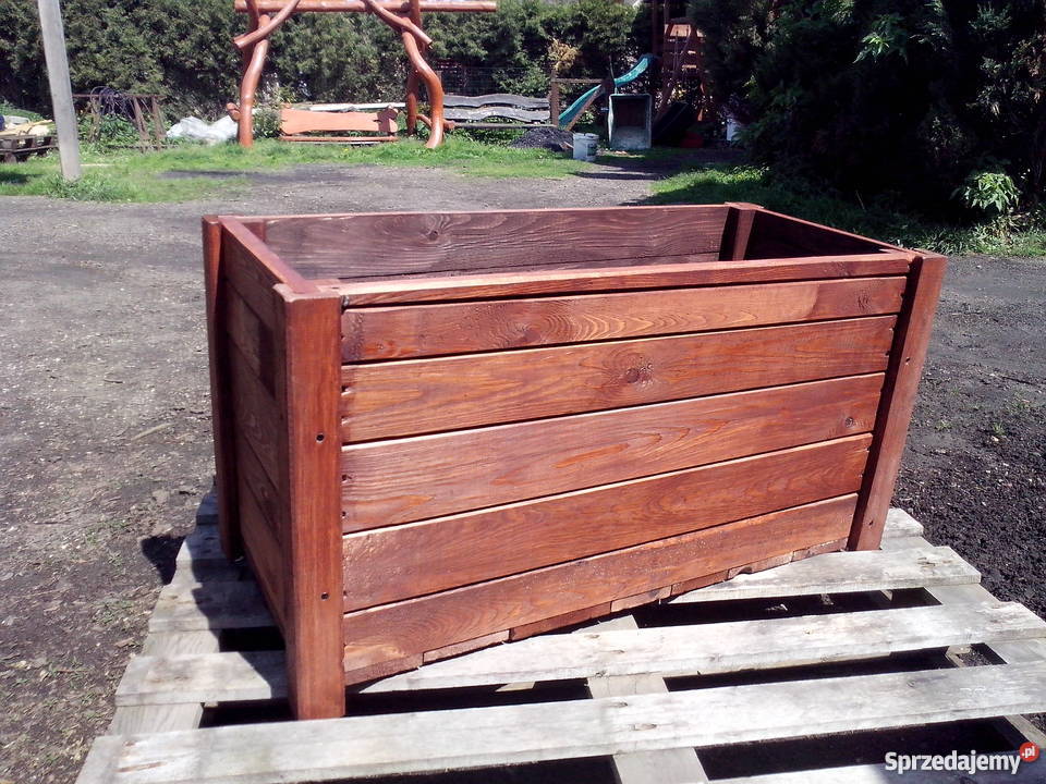 doniczka drewniana Woźniki