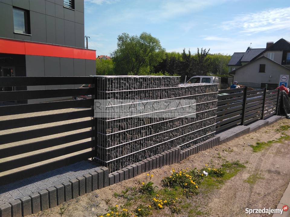 Przęsła z profili nowoczesna palisada H150m Gniewkowo