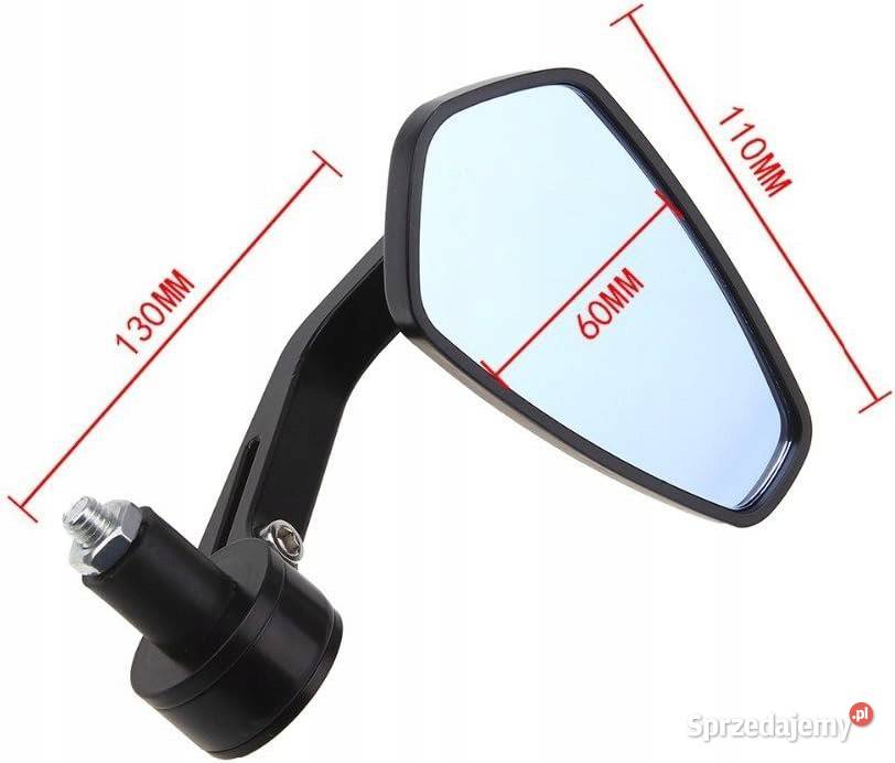 Lusterka okragle czarne pasuje do motocykli i Siemiatycze