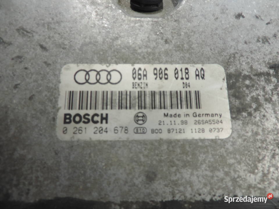 AUDI A3 18 T KOMPUTER STEROWNIK 0261204678 Nowy Sącz sprzedam