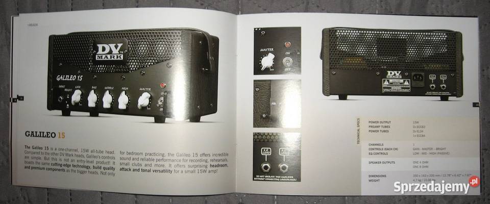 DV Mark Catalogue 2010 katalog wzmacniaczy Gitary i akcesoria Kępice