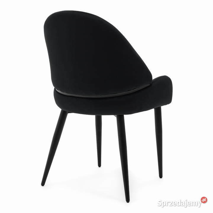 Krzesło Tapicerowane Bergamo Czarne Wysyłka 24H Tarchały Małe sprzedam