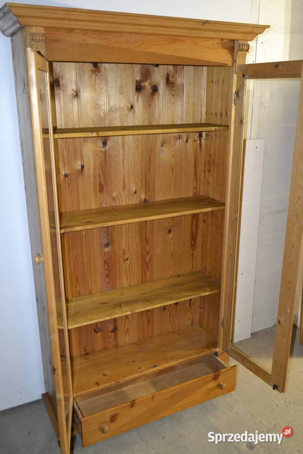 witryna sosnowa lite drewno śląskie Będzin sprzedam