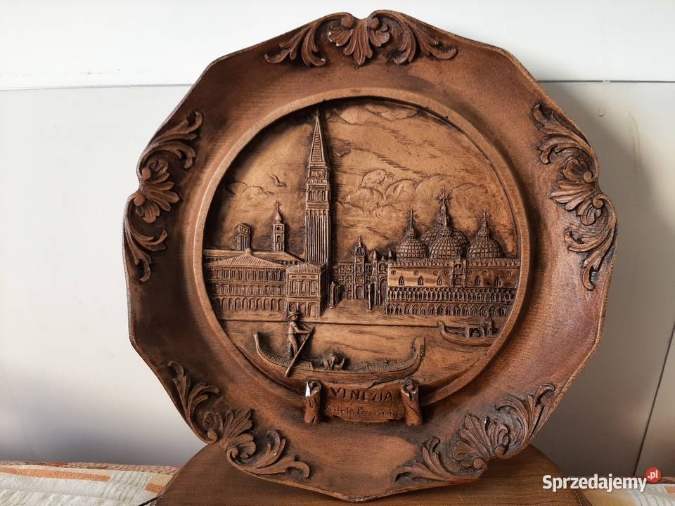Rzeźbione talerz 3D Wenecja zachodniopomorskie