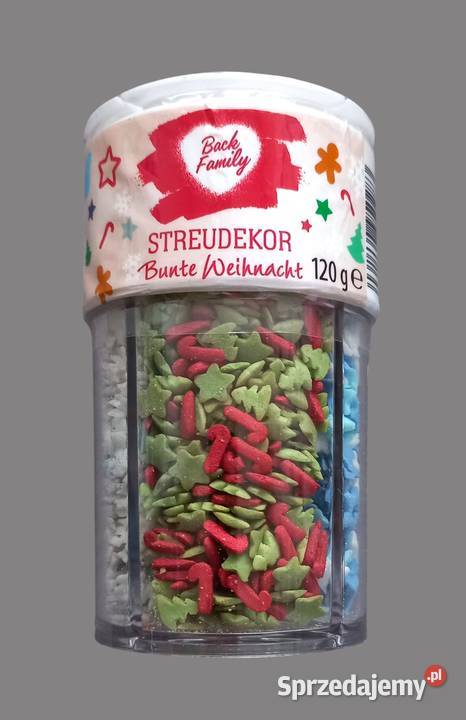 Posypka cukrowa w kształcie świątecznych Chrzanów