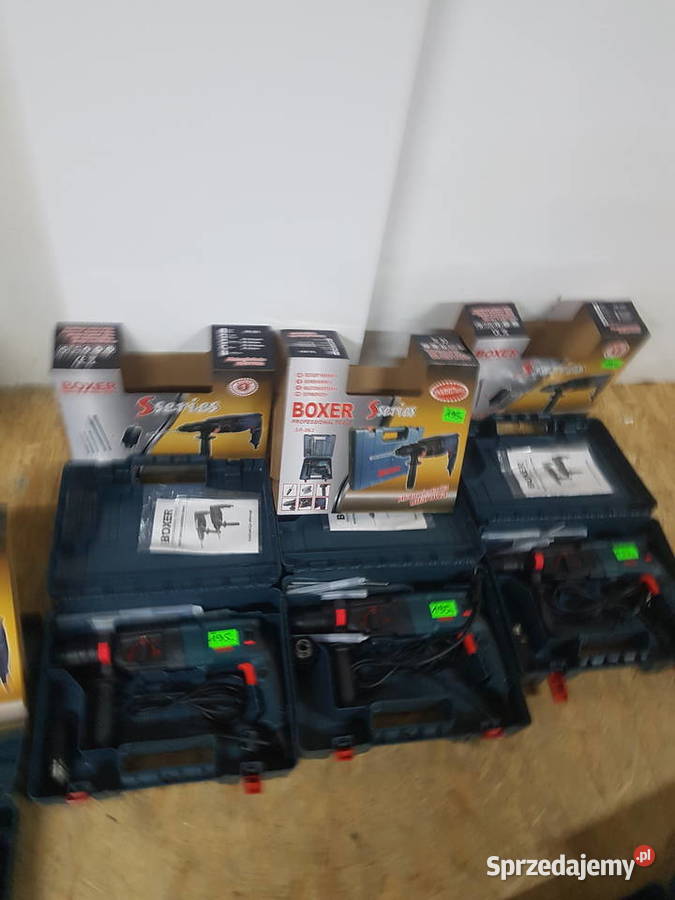 MŁOTOWIERTARKA BOXER UDAR SDS FUTERKO 3150W Głogowa sprzedam