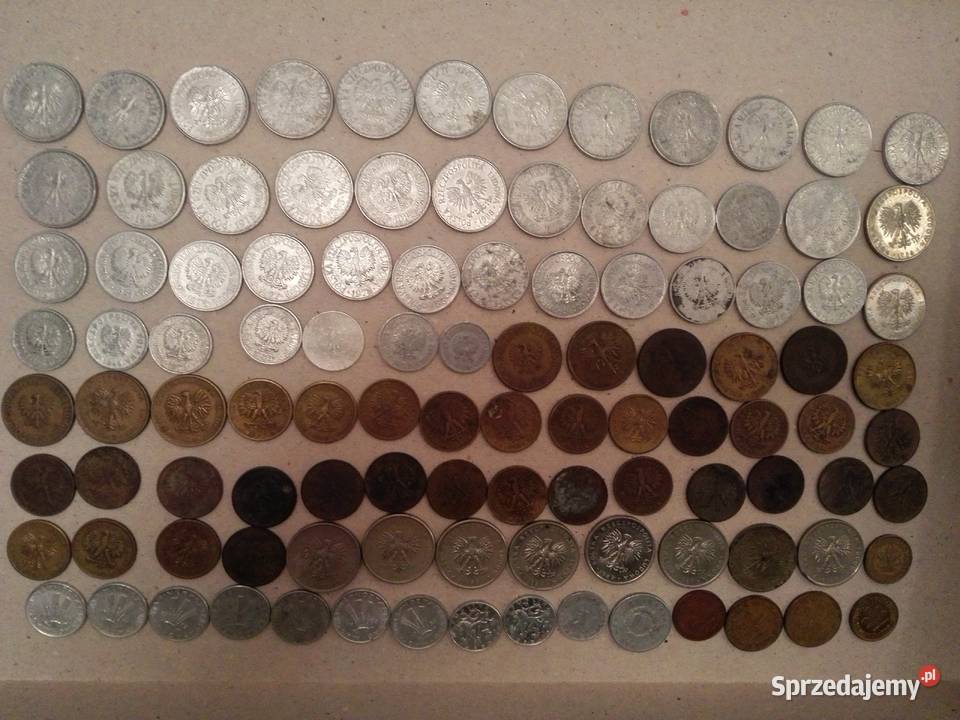 Monety zestaw 106 sztuk Czersk
