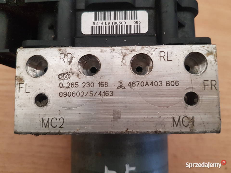 MITSUBISHI COLT Z30 POMPA ABS 0265951048 pompy hamulcowe Turek