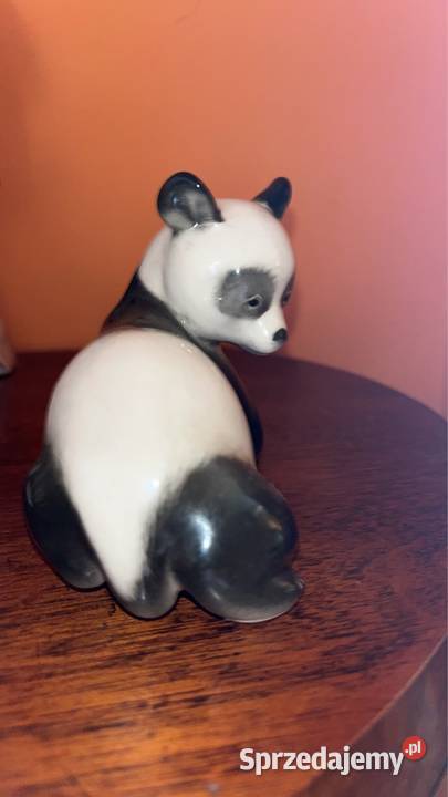 Panda Figurka bez sygnatury Z Lomonosov Gdańsk