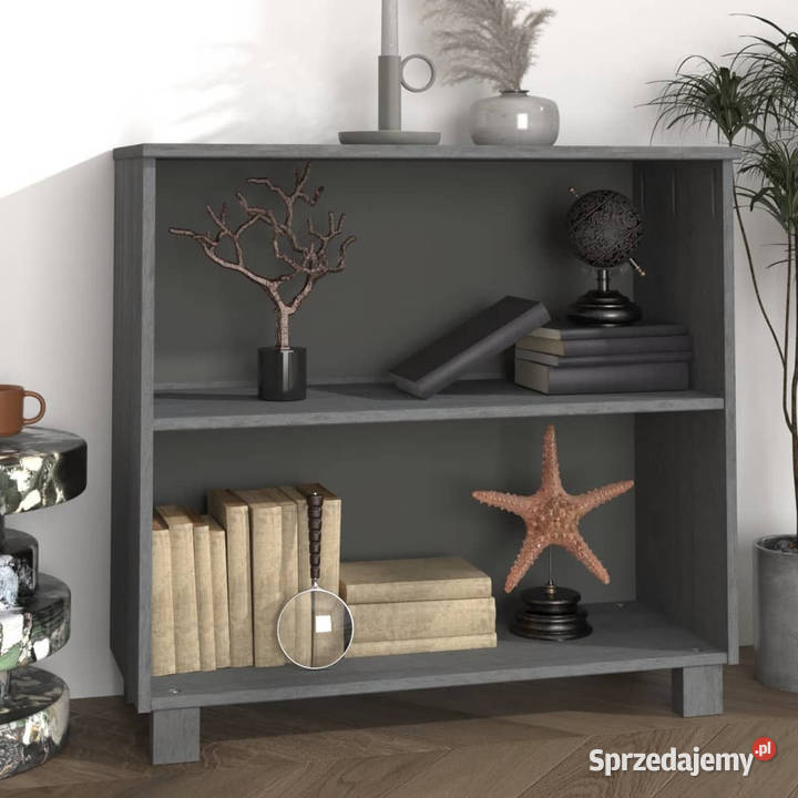 Szafka HAMAR ciemnoszara 85x35x80 drewno sosnowe Warszawa